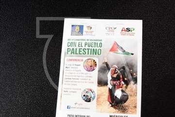 Exposición y charla en Telde sobre Palestina (Foto Antonio Alí)